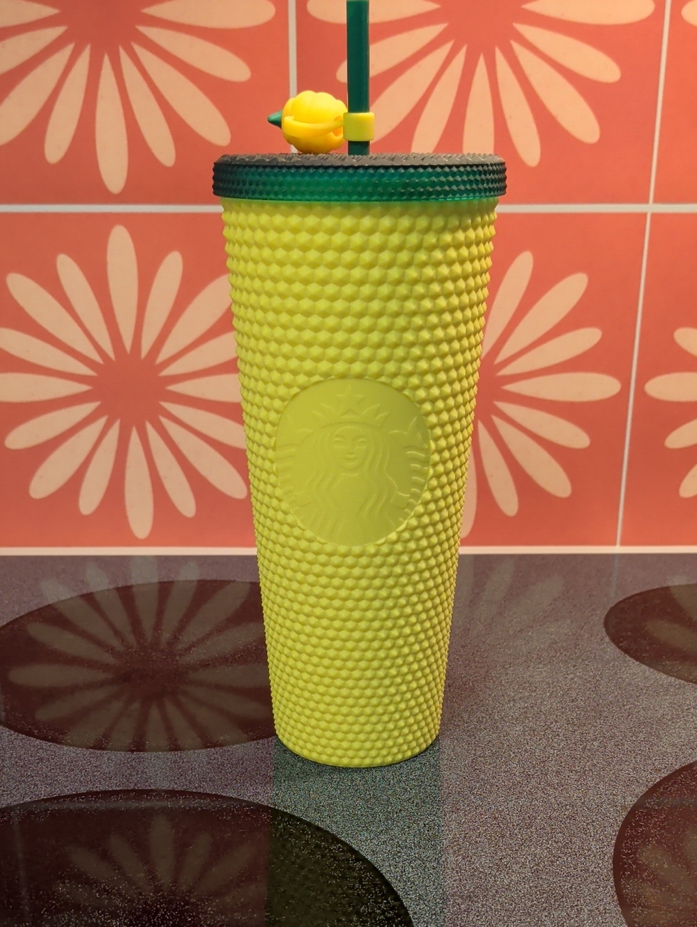 Starbucks Pineapple Tumbler with Straw Charm